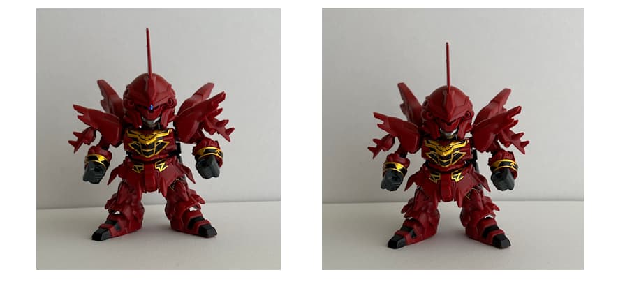 青い目のSDシナンジュ：正面