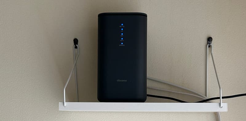ドコモhome5G　HR02の設置状況