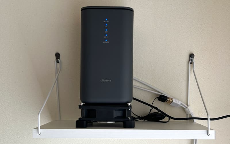 ドコモhome5Gと冷却ファン